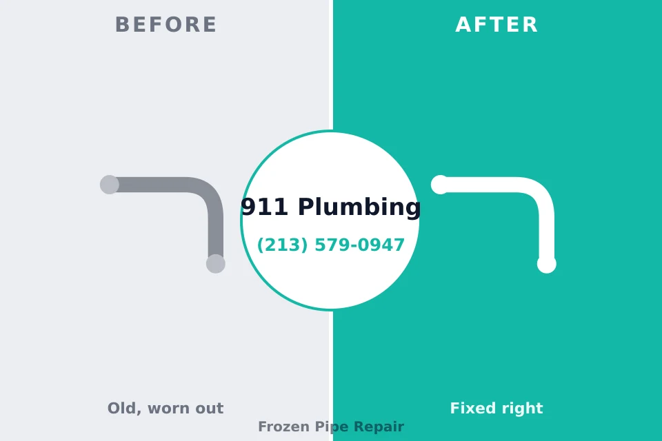 Before and after: plumbing company Fort Thomas, KY